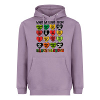 Lavender what we learn from black history Heavyweight Hoodie - MaliasSmallBusiness