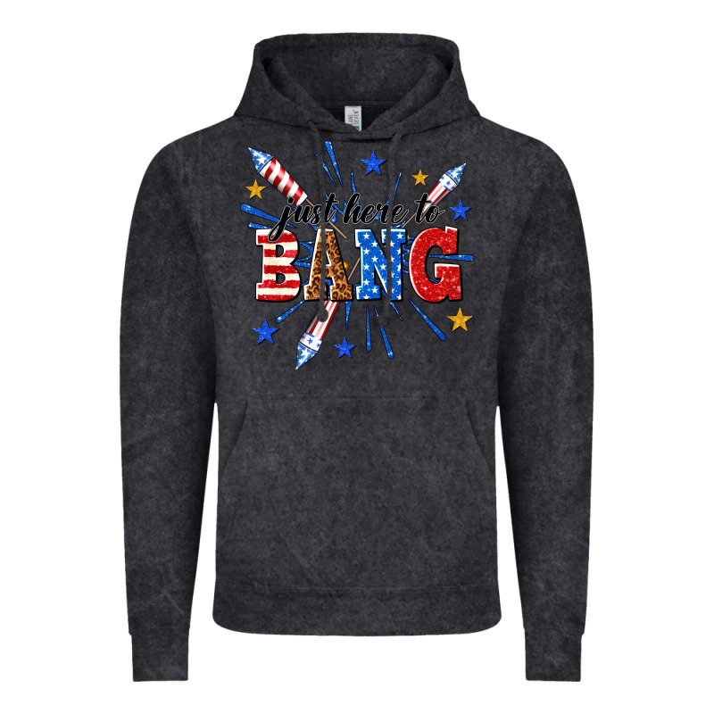Just Here To Bang Vintage Hoodie by texasbilliewilder | Teevron