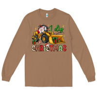 I Dig Christmas Bulldozer Santa Long Sleeve Tee | Teevron