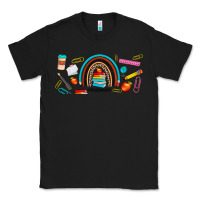 Black teacher life rainbow frosted Classic Tee - JahusDesignShop