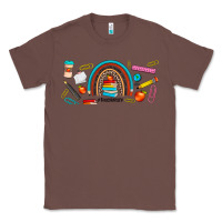 Chestnut teacher life rainbow frosted Classic Tee - JahusDesignShop