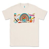 Natural teacher life rainbow frosted Classic Tee - JahusDesignShop