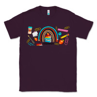 Plum teacher life rainbow frosted Classic Tee - JahusDesignShop