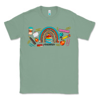 Sage teacher life rainbow frosted Classic Tee - JahusDesignShop