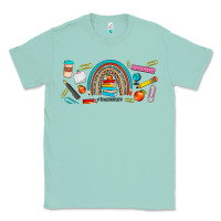 Seafoam teacher life rainbow frosted Classic Tee - JahusDesignShop