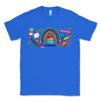 True Royal teacher life rainbow frosted Classic Tee - JahusDesignShop