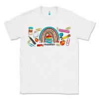 White teacher life rainbow frosted Classic Tee - JahusDesignShop