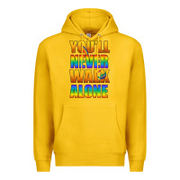 Lemon Lgbtq You'll Never Walk Alone With Peace Premium Hoodie - BundleAndBundleShop