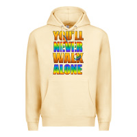 Pina Colada Lgbtq You'll Never Walk Alone With Peace Premium Hoodie - BundleAndBundleShop