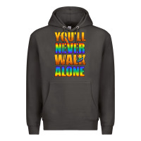 Smoke Lgbtq You'll Never Walk Alone With Peace Premium Hoodie - BundleAndBundleShop