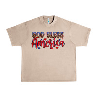French Oak God bless America Urban Heavy Tee - Neo Western