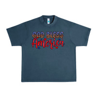 Midnight Navy God bless America Urban Heavy Tee - Neo Western