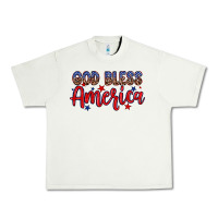 Pistachio God bless America Urban Heavy Tee - Neo Western