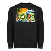 Black love kiwi summer Heavyweight Sweatshirt - texasbilliewilder