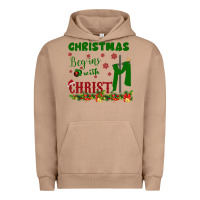 Pigment Burro Christmas Begins With Christ Urban Hoodie - Bettercallsaul