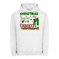 Pigment Lunar Rock Christmas Begins With Christ Urban Hoodie - Bettercallsaul