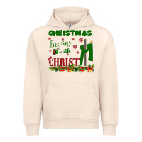 Sandshell Christmas Begins With Christ Urban Hoodie - Bettercallsaul