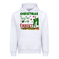 White Christmas Begins With Christ Urban Hoodie - Bettercallsaul