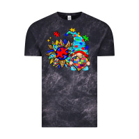 Cloud Black autism sunflower gnome Vintage Tee - Zillion Design Studio