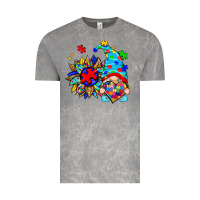 Cloud Rock autism sunflower gnome Vintage Tee - Zillion Design Studio