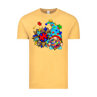 Vintage Mustard autism sunflower gnome Vintage Tee - Zillion Design Studio