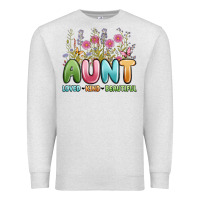 Oatmeal Heather aunt loved kind beautiful Premium Sweatshirt - MaliasSmallBusiness