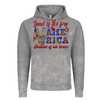 Cloud Rock land of the free america because of the brave Vintage Hoodie - texasbilliewilder
