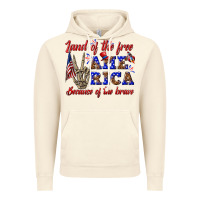 Vintage Artic land of the free america because of the brave Vintage Hoodie - texasbilliewilder