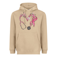 Mushroom stethoscope nurse medical breast cancer awareness Heavyweight Hoodie - MaliasSmallBusiness