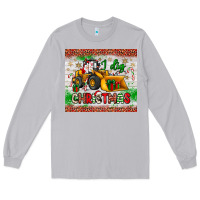 Moon Dust i dig christmas bulldozer santa Long Sleeve Tee - JahusDesignShop