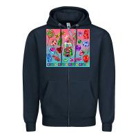 Navy candy Zipper Hoodie - AdoDesignShop