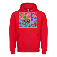 Red candy Zipper Hoodie - AdoDesignShop