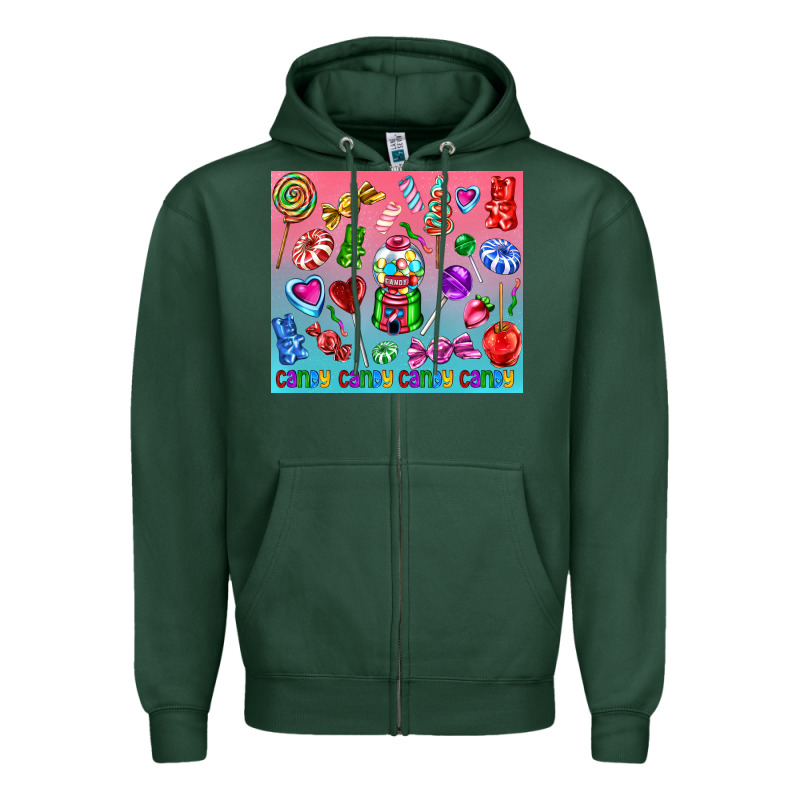 Candy Zipper Hoodie by AdoDesignShop | Teevron