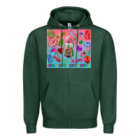 Sports Green candy Zipper Hoodie - AdoDesignShop