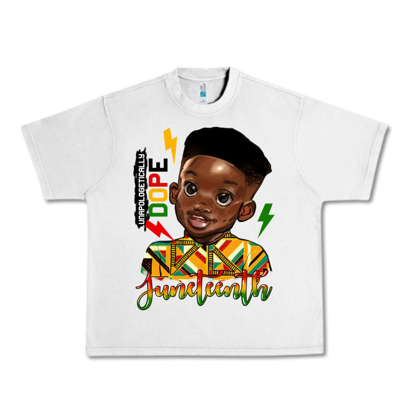Juneteenth Black Boy Urban Heavy Tee by HRA Design Shop | Teevron