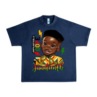 Navy juneteenth black boy Urban Heavy Tee - HRA Design Shop