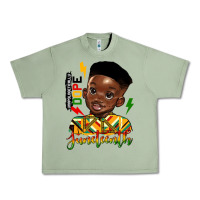 Oil Green juneteenth black boy Urban Heavy Tee - HRA Design Shop