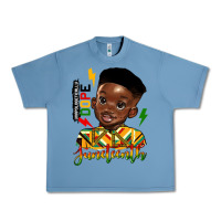 Pebble Blue juneteenth black boy Urban Heavy Tee - HRA Design Shop