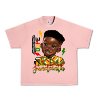 Salmon juneteenth black boy Urban Heavy Tee - HRA Design Shop