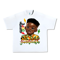 White juneteenth black boy Urban Heavy Tee - HRA Design Shop