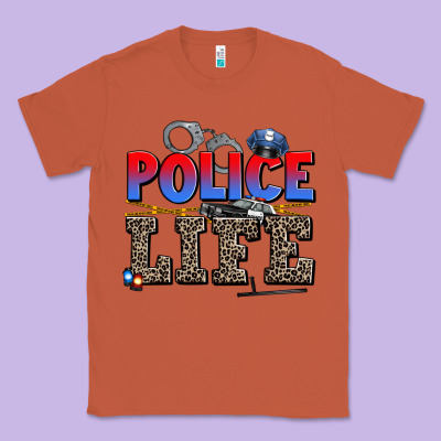 Police Life Classic Tee Designed By Adodesignshop