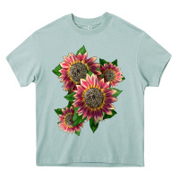 Arona 4 crimson blaze sunflower Heavy Core Tee - LillyAllenDesigns