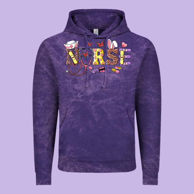 Vintage Hoodie easter nurse