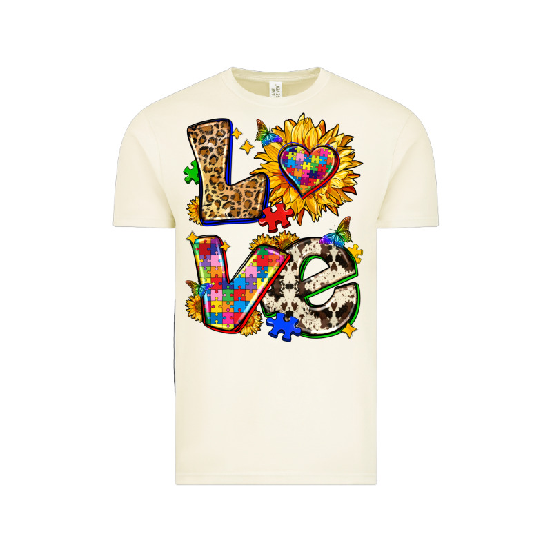 Autism Love Vintage Tee by Zillion Design Studio | Teevron