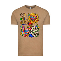Vintage Coffee autism love Vintage Tee - Zillion Design Studio