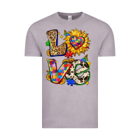 Vintage Zinc autism love Vintage Tee - Zillion Design Studio