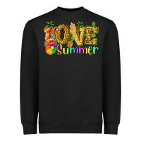 Black love summer with pineapple Heavyweight Sweatshirt - texasbilliewilder
