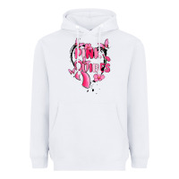 White pink vibes Heavyweight Hoodie - MaliasSmallBusiness