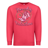 Cardinal howdy valentine Premium Sweatshirt - MaliasSmallBusiness