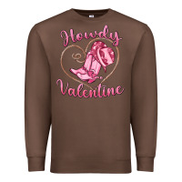 Chestnut howdy valentine Premium Sweatshirt - MaliasSmallBusiness